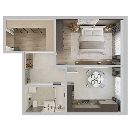 
  Продается 1-комн. квартира 46.5 м², в ЖК Северное Сияние Премиум. Фото 3.