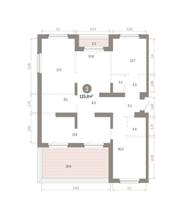
  Продается 1-комн. квартира 125.76 м², в ЖК Кварталы Драверта, дом 6. Фото 1.