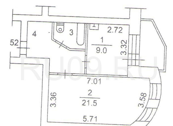 
  Продается 1-комн. квартира, 44.5 м², Карповский пер, д. 12
. Фото 1.