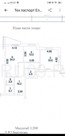 
  Продается 3-комн. квартира, 88 м², Елизаровых ул, д. 15/1
. Фото 20.