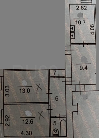 
  Продается 2-комн. квартира, 41.72 м², Железнодорожная ул, д. 62
. Фото 19.