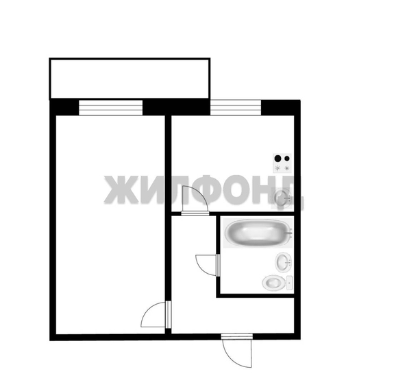 
  Продается 1-комн. квартира, 30.5 м², 30-летия Победы ул, д. 7
. Фото 9.