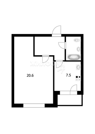 
   Продам 1-комнатную, 35.7 м², Говорова ул, 8

. Фото 17.