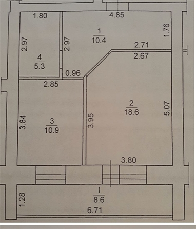 
   Продам 1-комнатную, 45.2 м², Иркутский тракт, 206

. Фото 8.