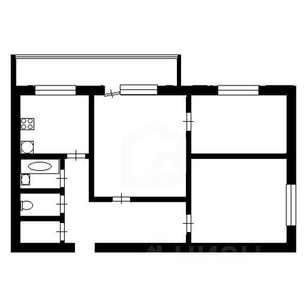 
   Продам 3-комнатную, 55.8 м², Говорова ул, 36А

. Фото 4.