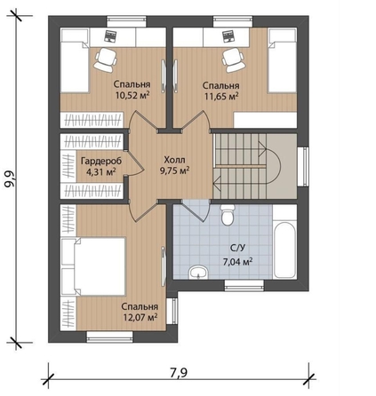 
   Продам дом, 125 м², Зональная Станция

. Фото 6.