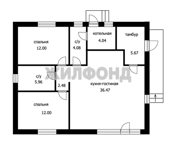 
  Продается дом, 84.4 м², деревня Слобода Вольная
. Фото 13.