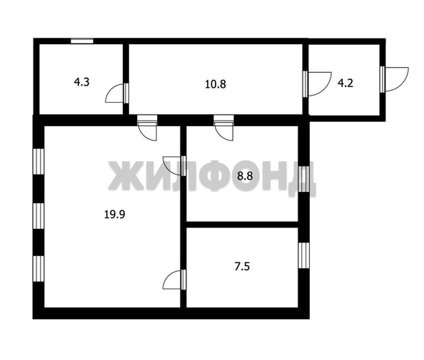 
  Продается 2-комн. квартира, 50.4 м², Трифонова ул, д. 10
. Фото 10.