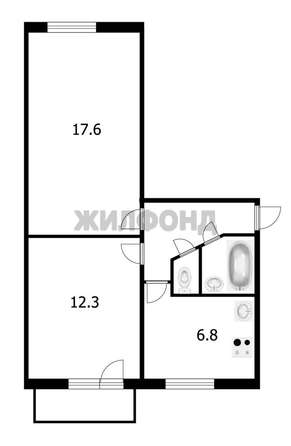 
  Продается 2-комн. квартира 43.8 м². Фото 1.