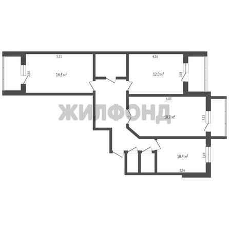 
  Продается 3-комн. квартира 79.4 м². Фото 33.