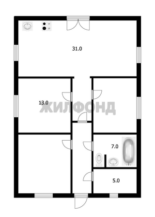 
  Продается дом 100 м². Фото 7.