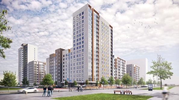 
  Продается 3-комн. квартира 56.97 м², в ЖК Парапарк, 2 очередь, дом 1. Фото 1.