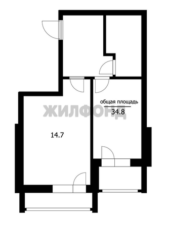 
  Продается 1-комн. квартира 34.8 м². Фото 12.