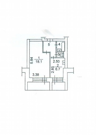 
  Продается 1-комн. квартира 32.4 м². Фото 10.