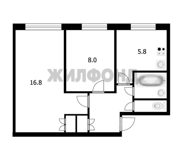 
  Продается 2-комн. квартира 39.7 м². Фото 7.