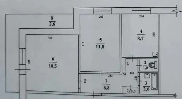 
  Продается 2-комн. квартира 49.9 м². Фото 19.