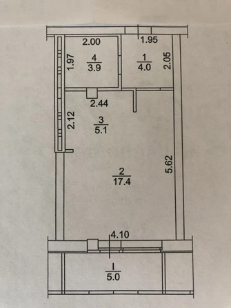 
  Продается 1-комн. квартира 30.4 м². Фото 13.