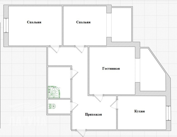 
  Продается 3-комн. квартира 77 м². Фото 10.