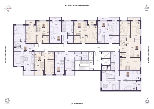 
  Продается 1-комн. квартира 33.55 м², в ЖК Парапарк, 2 очередь, дом 1. Фото 20.