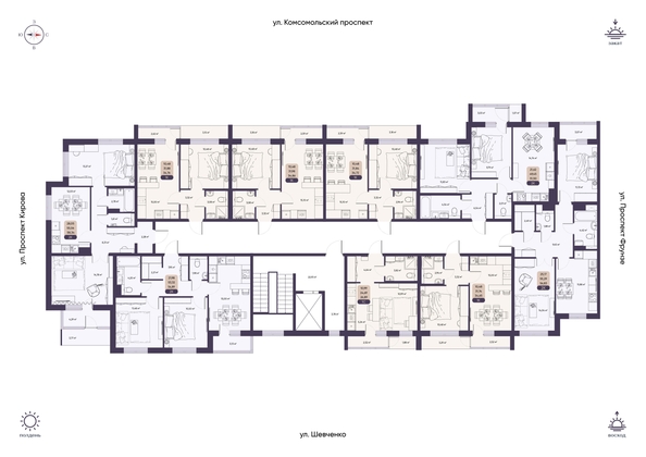 
  Продается 2-комн. квартира 56.83 м², в ЖК Парапарк, 2 очередь, дом 1. Фото 21.