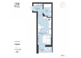 РЕТРОсити 2.0: Планировка Студия 28,27 м²