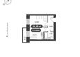 Времена, 1 этап: Планировка 1-комн 34,45, 35,07 м²