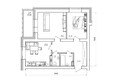 Речкуновский, дом 10: Планировка двухкомнатной квартиры 60,3 кв.м