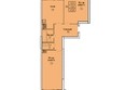 Новые Матрешки, дом 2 б/с 5: Планировка 2-комн 59 - 59,3 м²