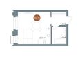 19/56 Кварталы Телецентра, сек 2: Планировка Студия 26,7 м²