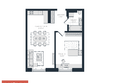 Саммит: Планировка 1-комн 51,4 м²