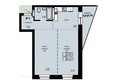 Норд-Вест: Планировка 2-комн 52,7, 54,4 м²