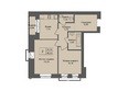 Онега, дом 10: Планировка 2-комнатной квартиры 49,9 кв.м