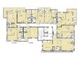 Партизанская, дом 203: Планировка типового этажа. Блок-секция 1