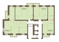 Южный берег, дом 23: План Типовой этаж 7 секция этажа