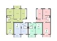 Молния, Биофабрика, 18 к2: Типовой план этажа 2 подъезд