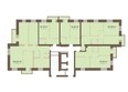 Южный берег, дом 23: План Типовой этаж 6 секция этажа