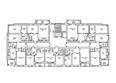 Парковый, блок-секция 4,5: Блок-секция 3. Планировка типового этажа