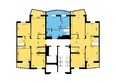 Преображенский, дом 3: Блок-секция 2. Планировка 2, 4 этажей