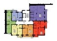 Соболева, дом 22, 1 очередь: Типовой план этажа 3 подъезд