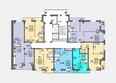 Матрешкин двор, дом 95/4(2): Блок-секция 1. Планировка 6-17 этажей