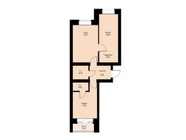 Продается 2-комнатная квартира ЖК Бердские кварталы, дом 2.2, 62  м², 5200000 рублей
