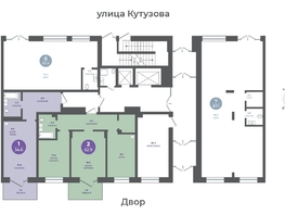 Продается 2-комнатная квартира ЖК Прогресс-квартал Перемены, дом 1, 62.9  м², 8491500 рублей