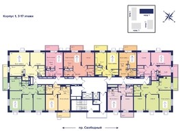 Продается 2-комнатная квартира ЖК Univers (Универс), 2 квартал, 56.8  м², 8747200 рублей