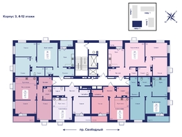 Продается 3-комнатная квартира ЖК Univers (Универс), 2 квартал, 77.5  м², 10772500 рублей