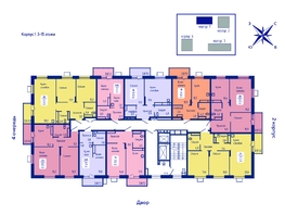 Продается 2-комнатная квартира ЖК Univers (Универс), 3 квартал, 68.5  м², 9898250 рублей