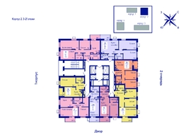 Продается 2-комнатная квартира ЖК Univers (Универс), 3 квартал, 52.8  м², 7999200 рублей