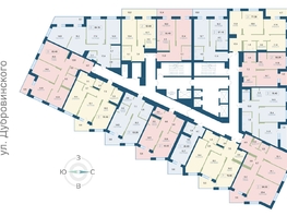 Продается 1-комнатная квартира ЖК Суриков, дом 2, 28.8 м², 6278400 рублей
