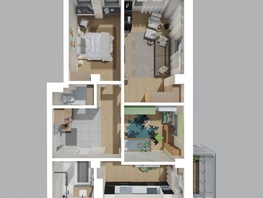 Продается 3-комнатная квартира ЖК Сосны, дом 2/1, 73.18  м², 8269340 рублей