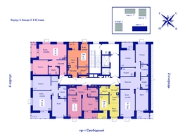 Продается 1-комнатная квартира ЖК Univers (Универс), 3 квартал, 39.4  м², 6461600 рублей