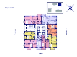 Продается 2-комнатная квартира ЖК Univers (Универс), 3 квартал, 52.8  м², 8104800 рублей